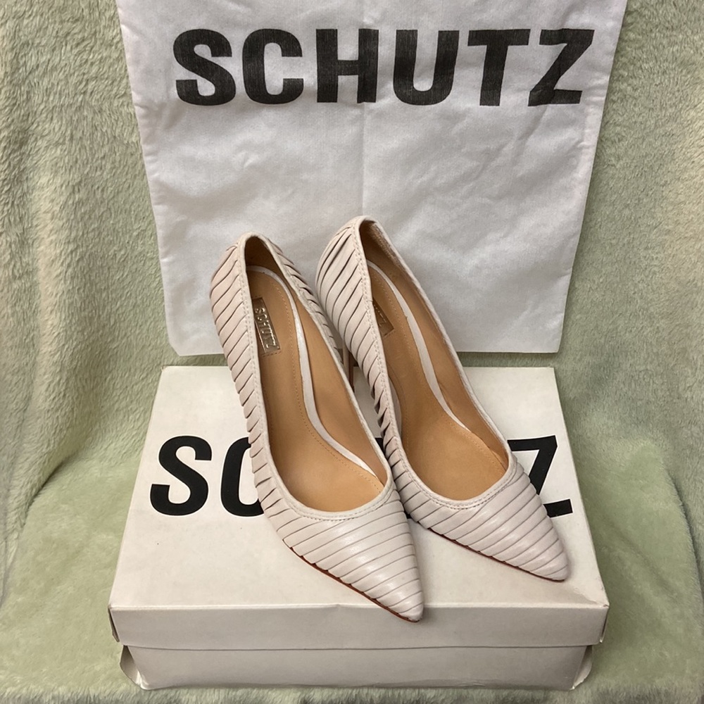 SCHUTZ Leather Stiletto Pumps